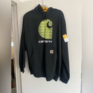 NWT Carhartt Rain Defender Loose Fit Hoodie Size Medium